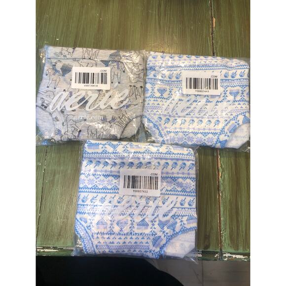 Aerie NEW Hanukkah Underwear/Panties Size M Bundle of 3 - Picture 1 of 7